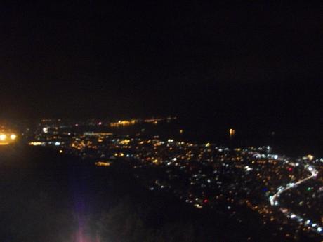 Beirut by night - View from Harissa