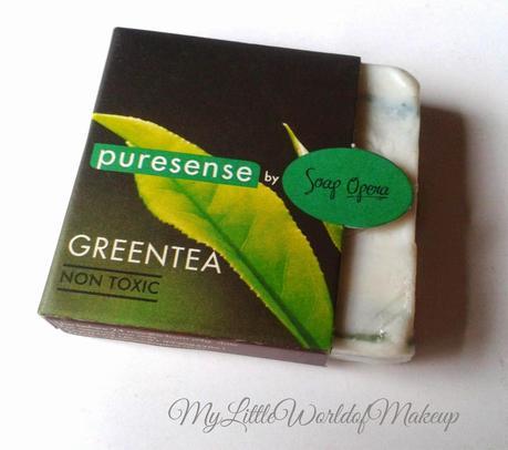 Puresense By Soap Opera Green Tea Soap Review.
