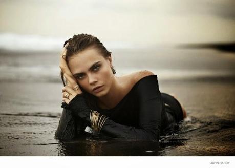 CARA DELEVINGNE FOR JOHN HARDY FALL 2014 ADS