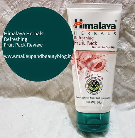 Himalaya Herbals Refreshing Fruit Pack Review