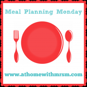 Meal Plan Monday - 22/09/14