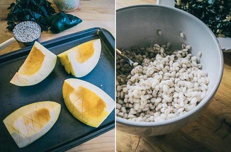 Acorn Squash with Barley and Goat Cheese