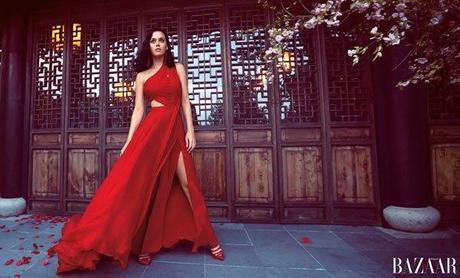 katy perry harpers bazaar 3Head to Toe in Red