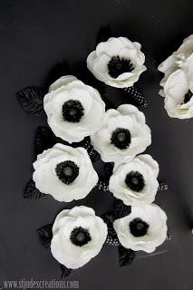 Anemone Paper Flower Bridal Bouquet