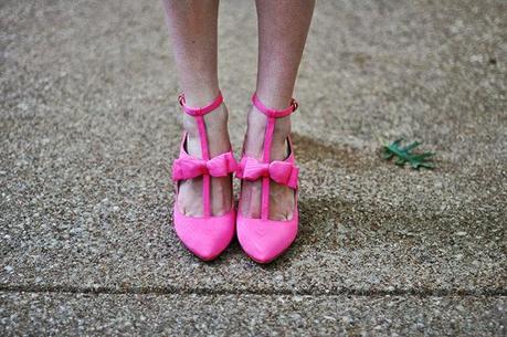 Nine West Janeil Pointy Toe Pink Pumps