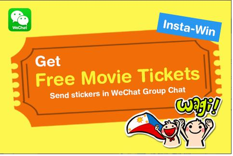 WeChat Stick-It-To-Win-It PROMO: Your Movie Date is Free!