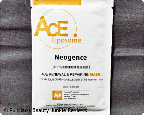 Ace Liposome Neogence Ace Renewal and Repairing Mask