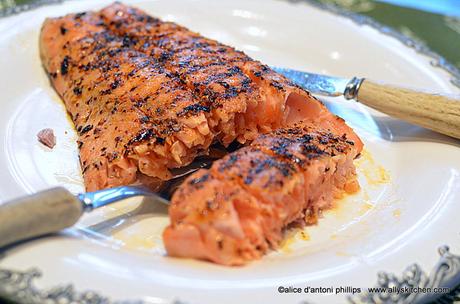 ~south african spiced salmon & eggs~