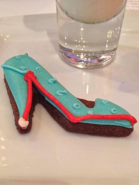 Shoe biscuit for afternoon tea