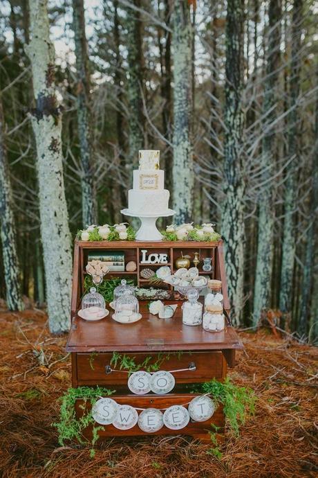 Woodland Wedding Shoot by Meant To Be and Lavara Photography - 62