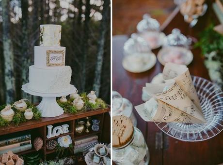 Woodland Wedding Shoot by Meant To Be and Lavara Photography - 59