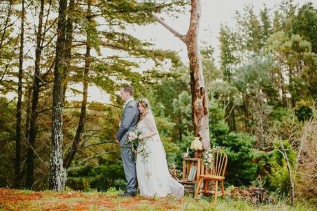 Woodland Wedding Shoot by Meant To Be and Lavara Photography - 80