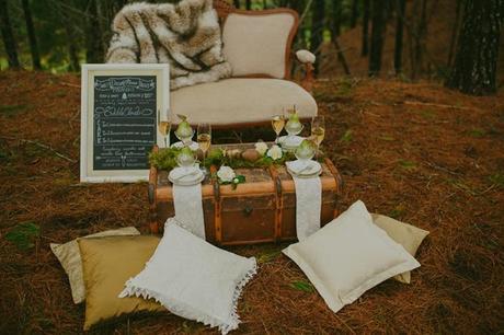 Woodland Wedding Shoot by Meant To Be and Lavara Photography - 27