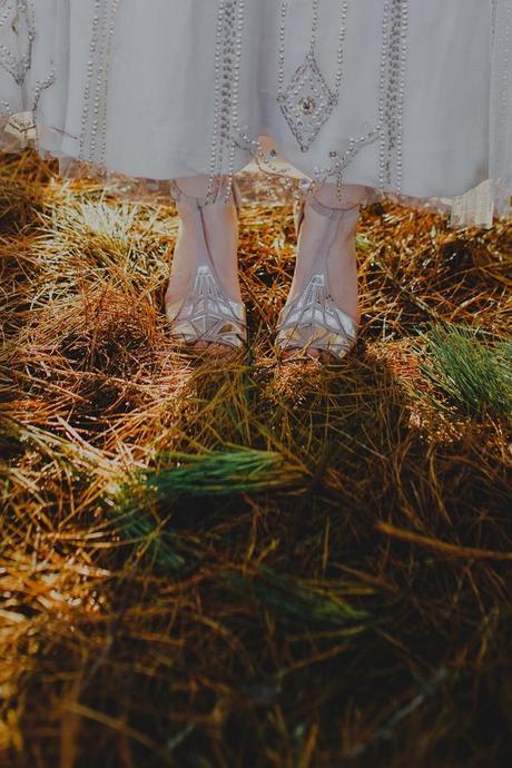 Woodland Wedding Shoot by Meant To Be and Lavara Photography - 56