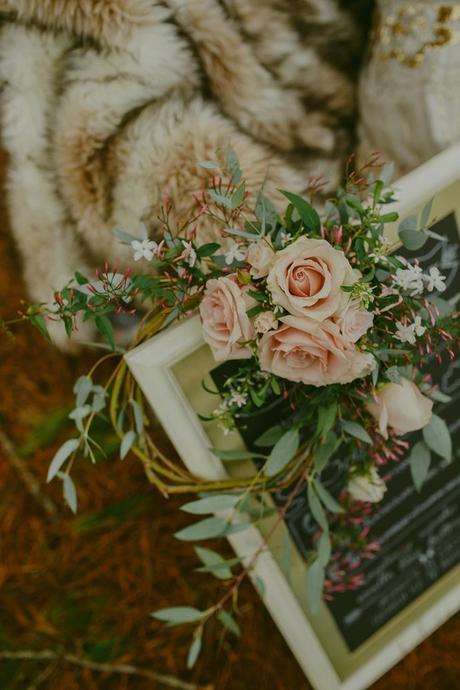 Woodland Wedding Shoot by Meant To Be and Lavara Photography - 37