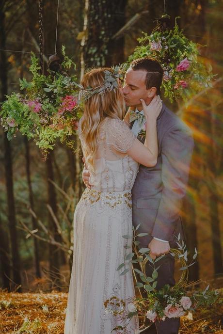 Woodland Wedding Shoot by Meant To Be and Lavara Photography - 14