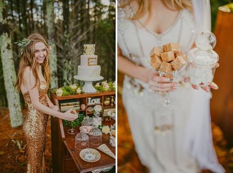 Woodland Wedding Shoot by Meant To Be and Lavara Photography - 73