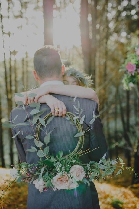 Woodland Wedding Shoot by Meant To Be and Lavara Photography - 57