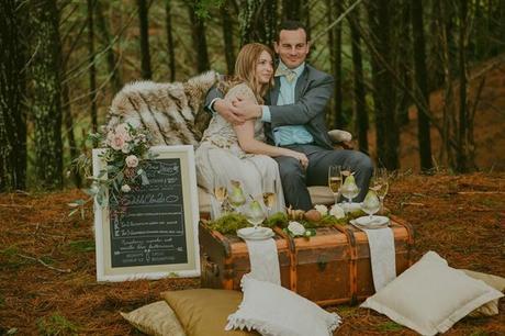 Woodland Wedding Shoot by Meant To Be and Lavara Photography - 6