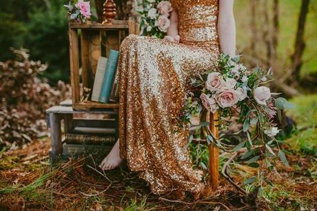 Woodland Wedding Shoot by Meant To Be and Lavara Photography - 79