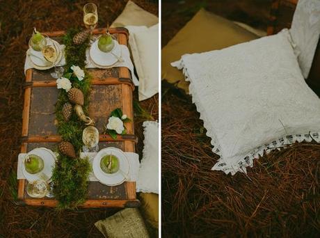 Woodland Wedding Shoot by Meant To Be and Lavara Photography - 29