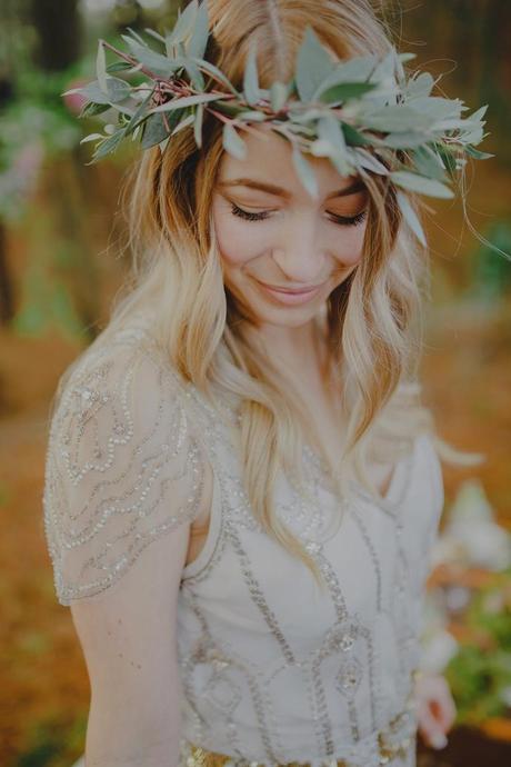 Woodland Wedding Shoot by Meant To Be and Lavara Photography - 48