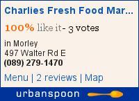 Charlies Fresh Food Market on Urbanspoon