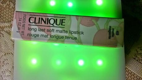 Clinique Long Last Soft Matte Lipstick in Matte Magenta
