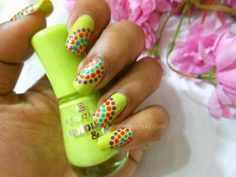 Lime Green Nails with Essence Colour & Go L.O.L (138) Nail Polish