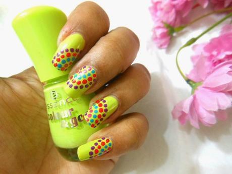 Lime Green Nails with Essence Colour & Go L.O.L (138) Nail Polish