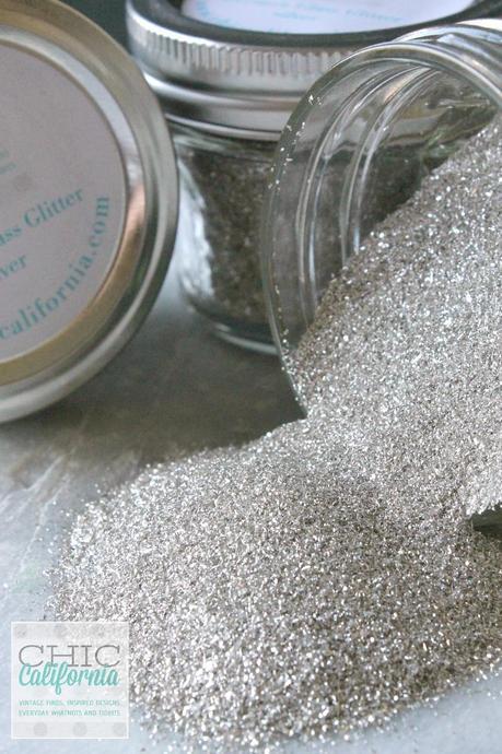 Chic California Glass Glitter