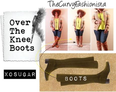 The Curvy Fashionista: Over The Knee Boots