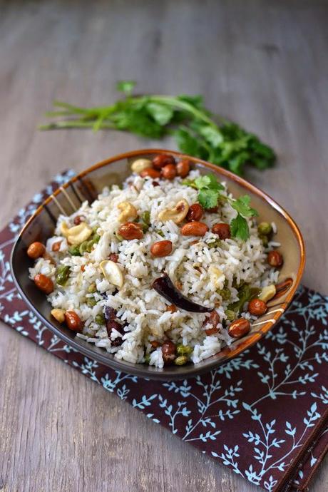 Coconut Rice with Fresh Pigeon Peas 