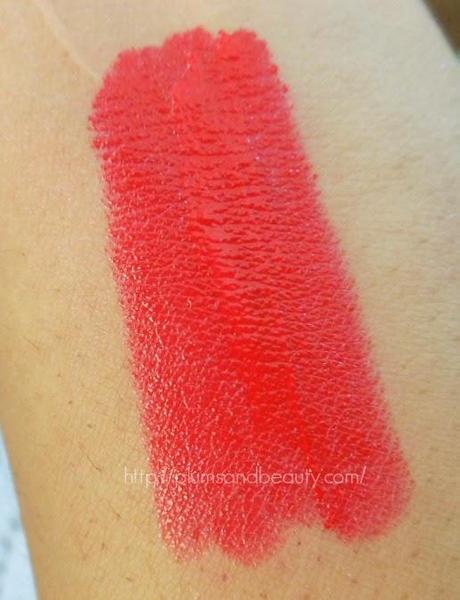 Oriflame Lip Impact Crayon Electric Red : Review, Swatch, FOTD