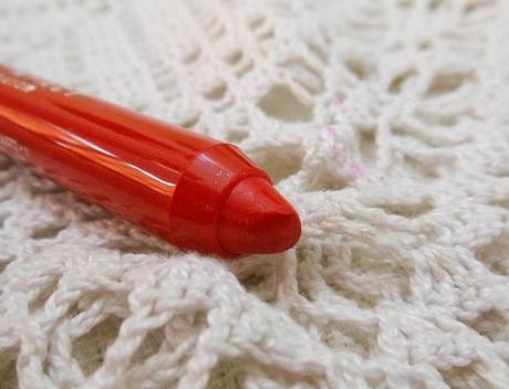 Oriflame Lip Impact Crayon Electric Red : Review, Swatch, FOTD