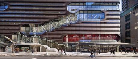 Facade of the New School University Center in NYC