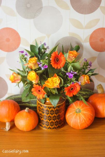 Using garden pumpkins for my autumn display
