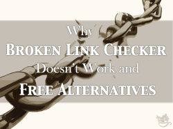 broken link checker and better free alternatives