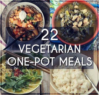 22 one pot meals vegetarian