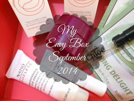 My Envy Box : September 2014 Edition