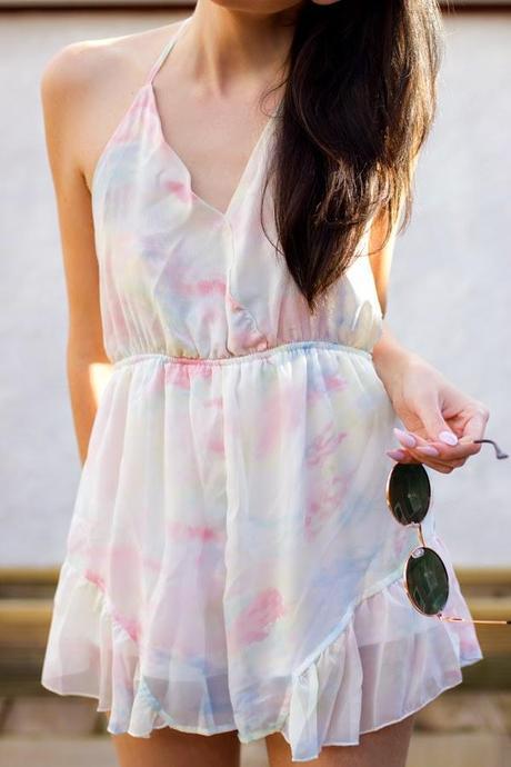 Pastel Perfect: Caged Back Playsuit