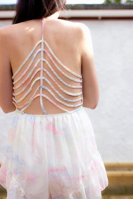 Pastel Perfect: Caged Back Playsuit