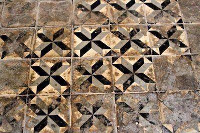 Antique tiles in the var, france