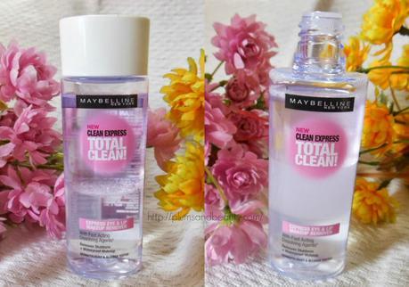 NEW! Maybelline Total Clean Express Eye & Lip Makeup Remover : Review