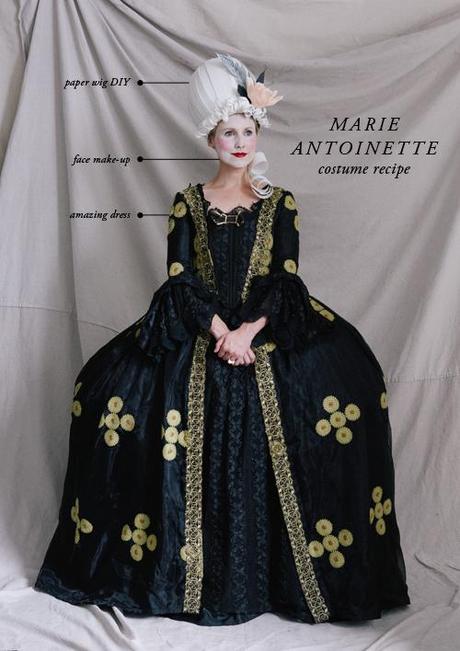 Marie Antoinette costume recipe