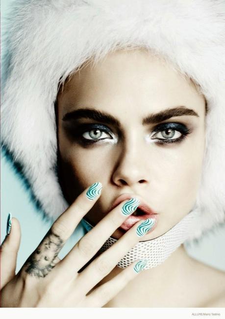 @CaraDelevingne FOR @MarioTestino IN COVER STORY OF @Allure_Magazine