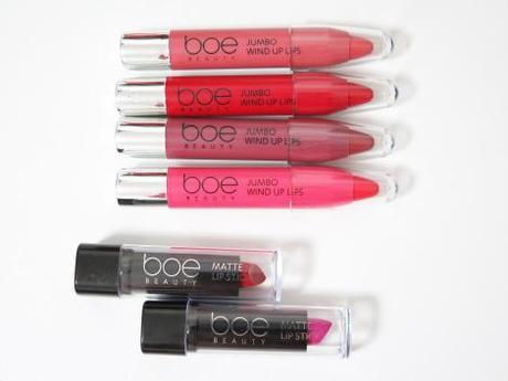 boe beauty big w matte jumbo wind up lips  matte lipstick