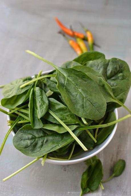 Zimbabwe -- Dobi (Spinach & Tomato with Peanut Butter sauce)