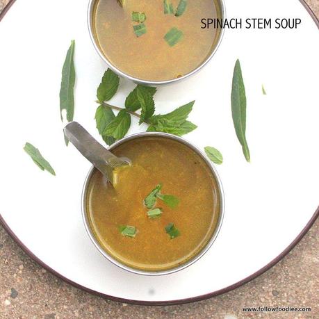 KEERAI THANDU SOUP | SPINACH STEM SOUP | CLEAR SOUP RECIPES