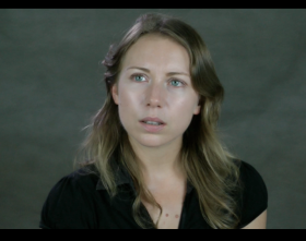 A screenshot from a self tape I put down for Pilot Season in 2014.